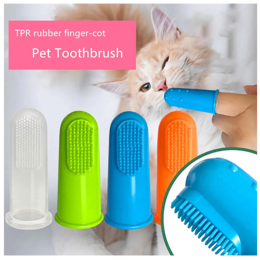 Pet Silicone Finger Toothbrush